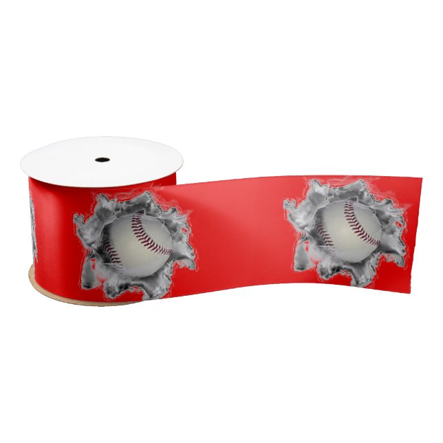 Baseball-Geschenk Satin Ribbon Satinband (Spule)