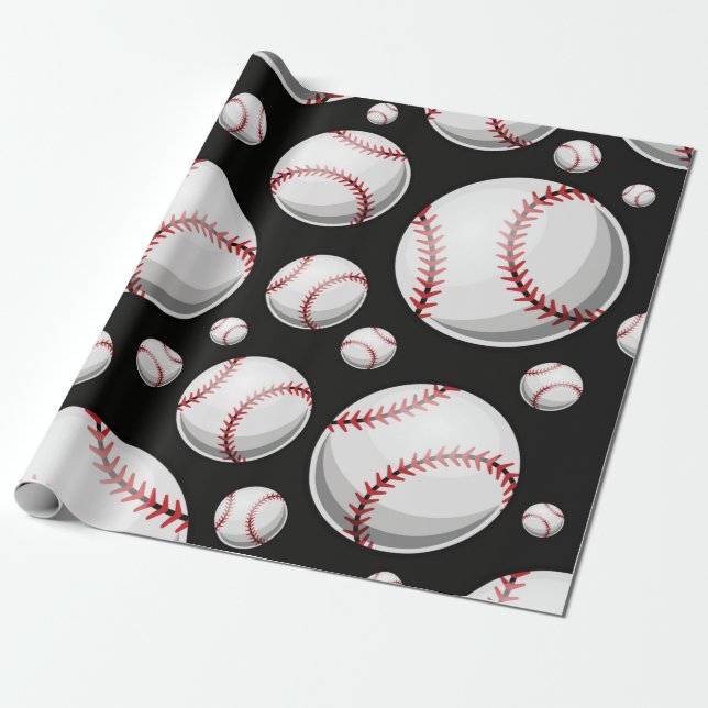 Baseball Geschenkpapier (Ungerollt)