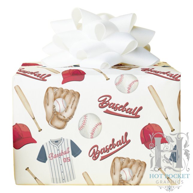 Baseball-Geschenkpapier Geschenkpapier (Von Creator hochgeladen)