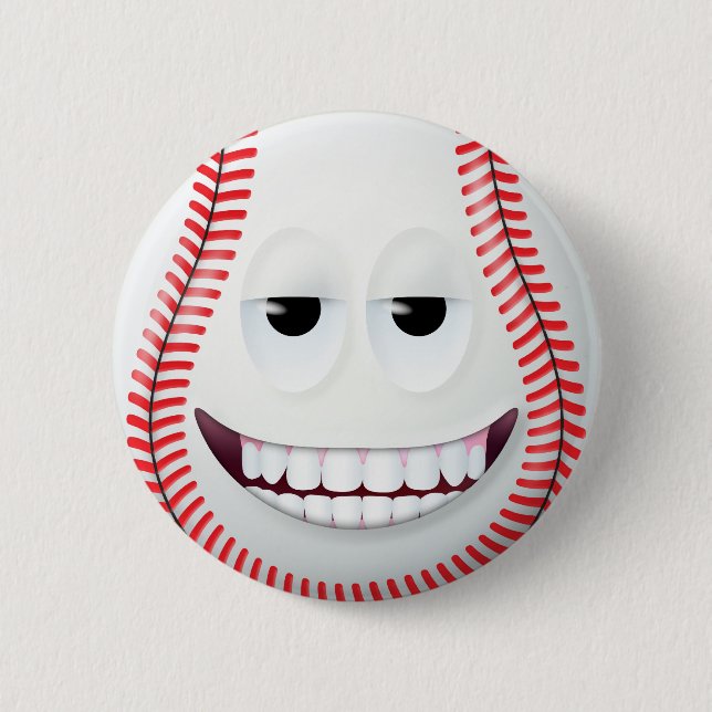 Baseball-Gesicht 2 Button (Vorderseite)