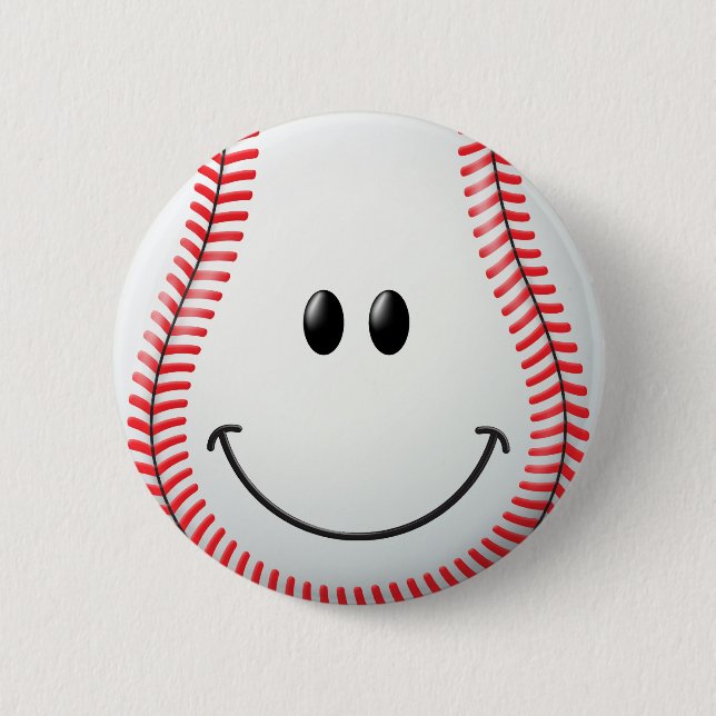 Baseball-Gesicht Button (Vorderseite)