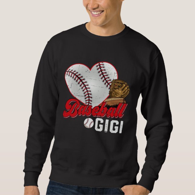 Baseball Gigi Baseball  Cute Mother s Day Girl Wom Sweatshirt (Vorderseite)
