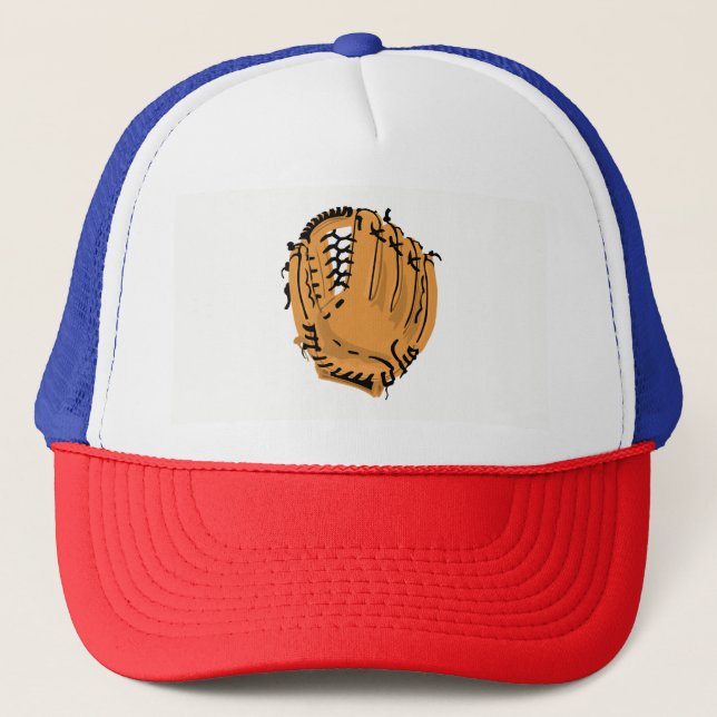 Baseball Glove Truckerkappe (Vorderseite)