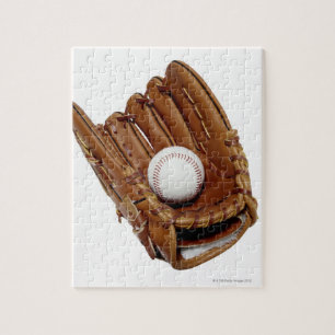 Baseball Glove und Ball Puzzle