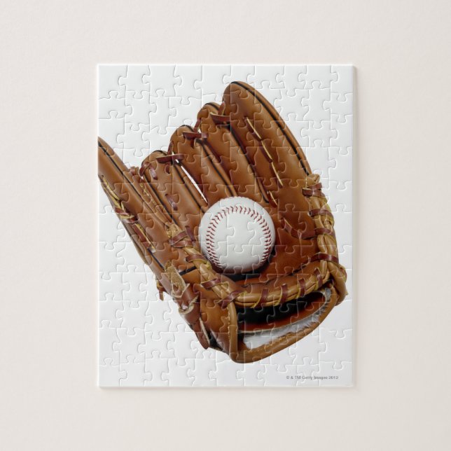 Baseball Glove und Ball Puzzle (Vertikal)