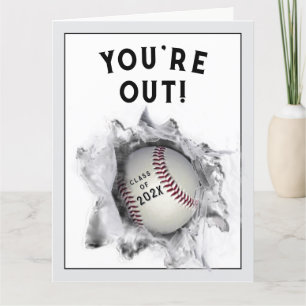 Baseball Graduation 2023card Karte