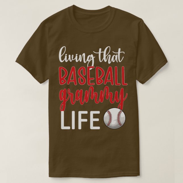 Baseball Grammy Life Baseball Oma Grammy T-Shirt (Design vorne)