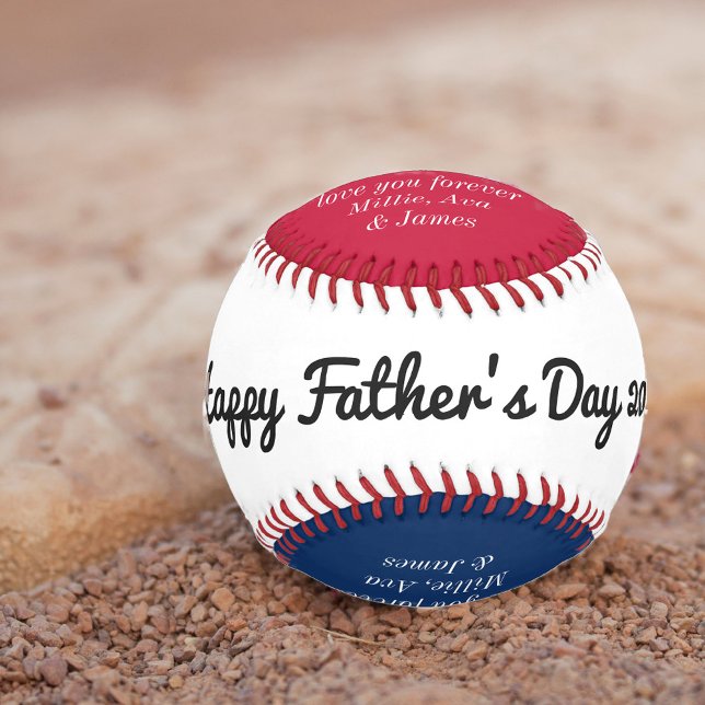 Baseball Grandad Red White Blue Custom Baseball (Von Creator hochgeladen)