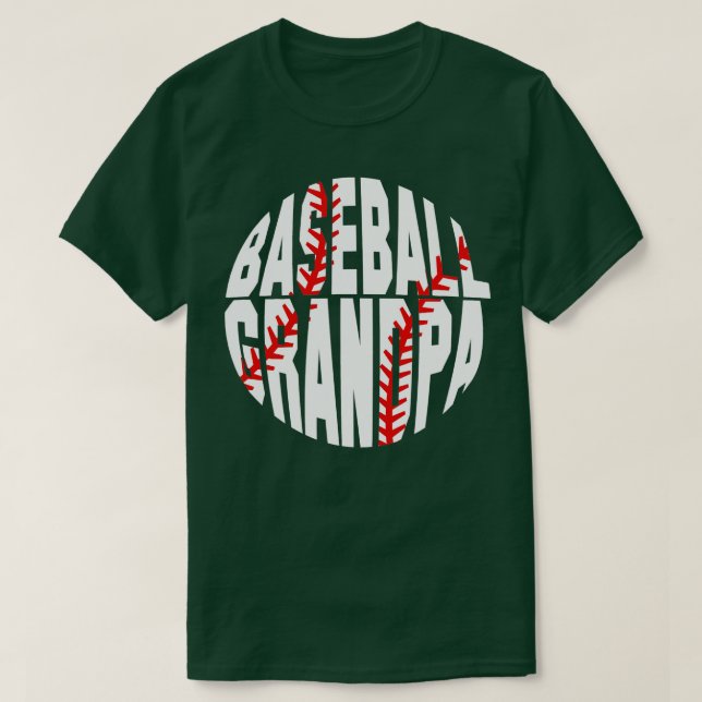 Baseball Grandpa  T-Shirt (Design vorne)