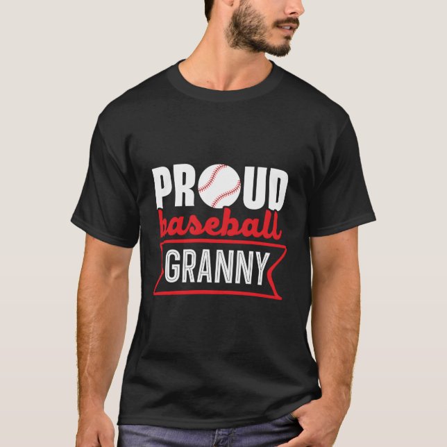 Baseball Granny Grandma Großmutter Baseball Playa T-Shirt (Vorderseite)