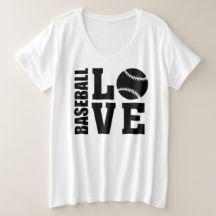 Baseball Große Größe T-Shirt