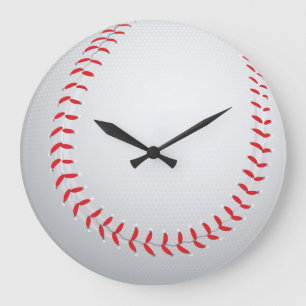 Baseball Große Wanduhr