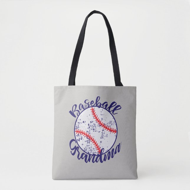 Baseball-Großmutter fasst Sport-Tasche ab (Vorderseite)
