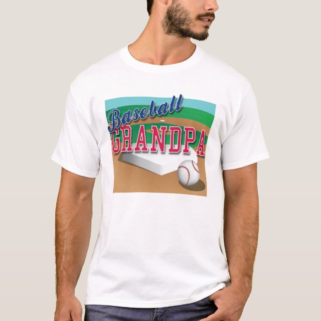 Baseball-Großvater T-Shirt (Vorderseite)