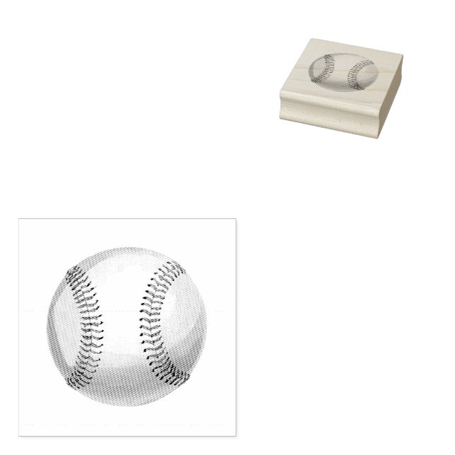  Baseball  Gummistempel (Stempel)