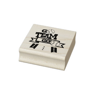Baseball Gummistempel