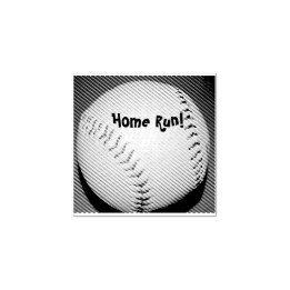 Baseball Gummistempel