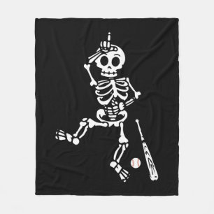 Baseball Halloween Fleecedecke