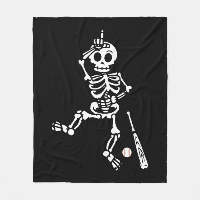 Baseball Halloween Fleecedecke (Vorderseite)