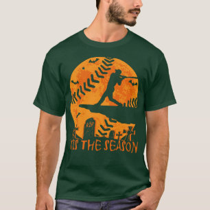 Baseball Halloween ist die Saison Baseball Saison T-Shirt