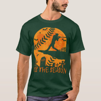 Baseball Halloween ist die Saison Baseball Saison T-Shirt