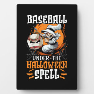 Baseball Halloween Trick oder Treatment Baseball-S Fotoplatte