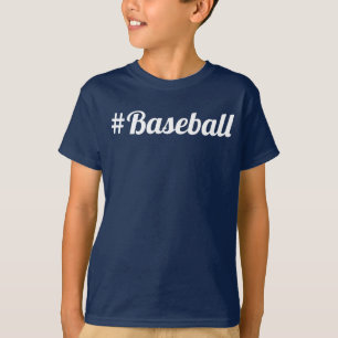 Baseball Hashtag Jugend-Fan muss haben T-Shirt