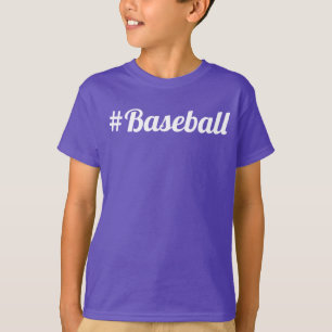 Baseball Hashtag Jugend-Fan muss haben T-Shirt