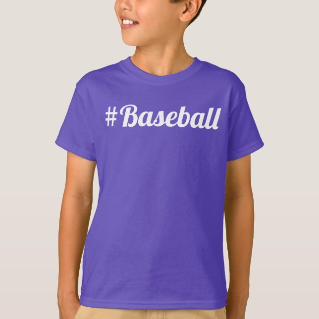 Baseball Hashtag Jugend-Fan muss haben T-Shirt (Vorderseite)
