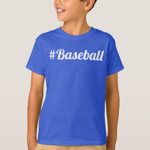 Baseball Hashtag Jugend-Fan muss haben T-Shirt
