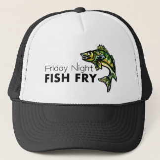 Baseball Hat - Freitagabend Fisch Fisch Truckerkappe