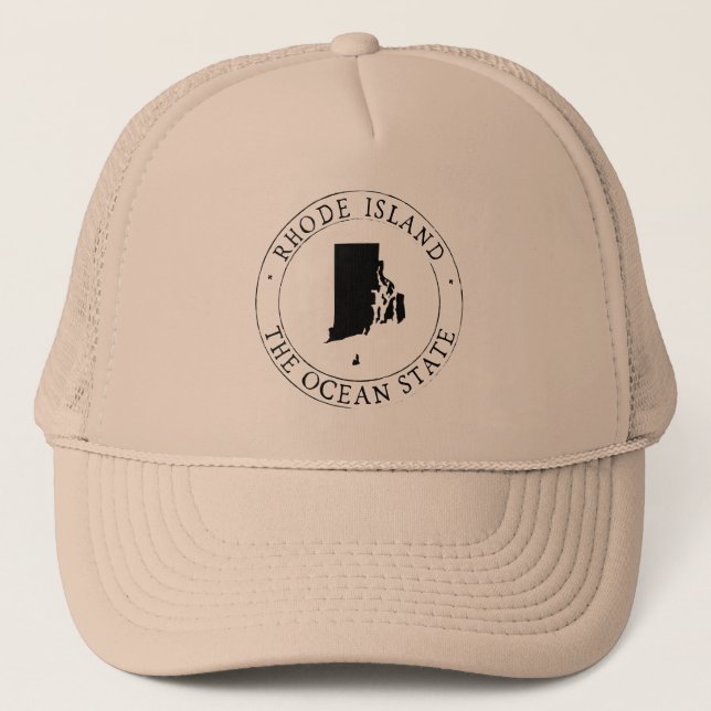Baseball Hat Rhode Island Truckerkappe (Vorderseite)