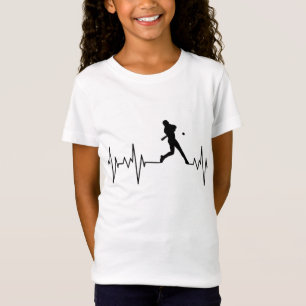 Baseball Heartbeat Kid T - Shirt