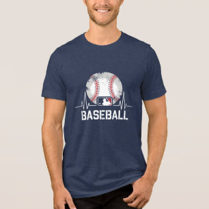 Baseball Heartbeat T - Shirt - Moderne Not