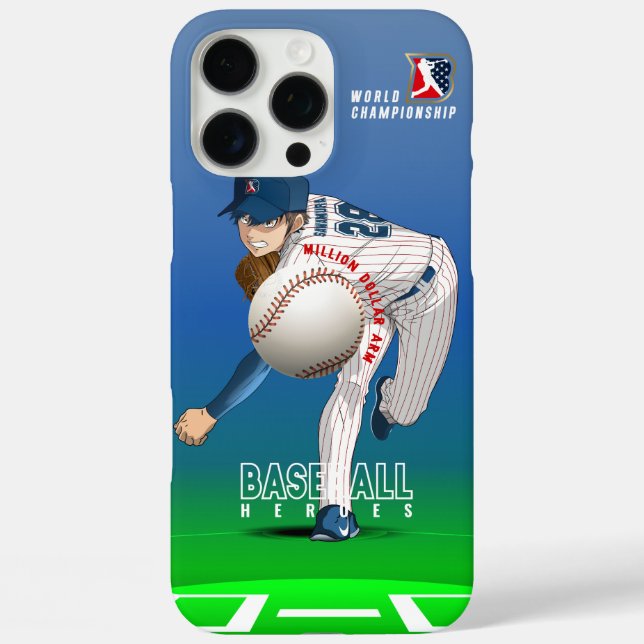 Baseball-Held mit Million Dollar Arm | Case-Mate iPhone Hülle (Rückseite)