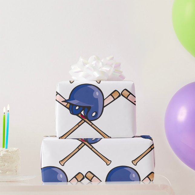 Baseball Helm und Fleet Sports Geschenkpapier (Von Creator hochgeladen)