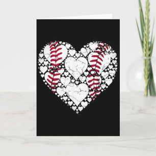Baseball Herz Liebe Spiel Sport Fan Spieltag  Karte