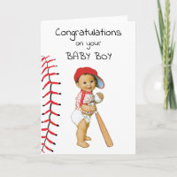 Baseball Herzlichen Glückwunsch zu Ihrem Baby Boy