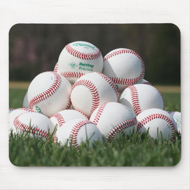 Baseball-Hügel Mousepad (Vorne)