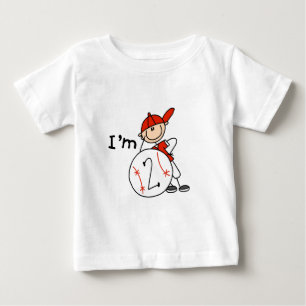 Baseball, ich bin 2 Hemden und Geschenke Baby T-shirt