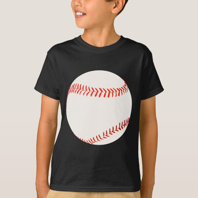 Baseball Illustration T-Shirt (Vorderseite)