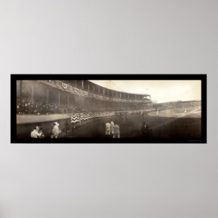 Baseball im New Yorker Foto 1903 Poster