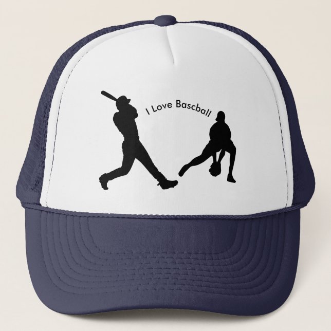 Baseball-Image für Trucker Hat Truckerkappe (Vorderseite)