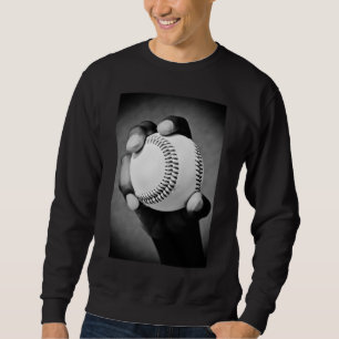 Baseball in der Hand Sweatshirt