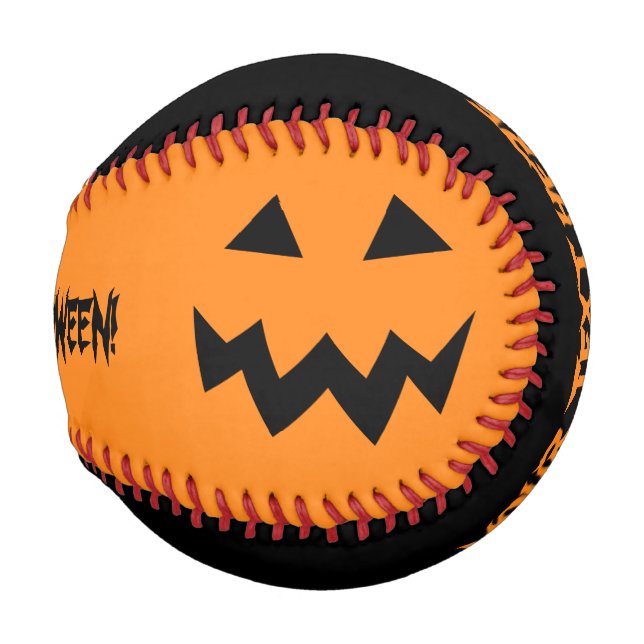 Baseball in Schwarz-Orange-Halloween-Party (Vorne Rechts)