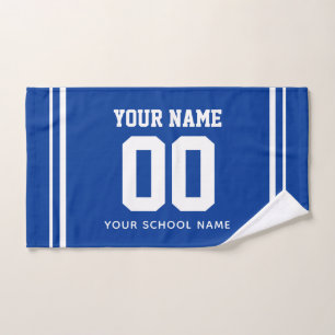Baseball individueller Name und Rückennummer, Team Handtuch