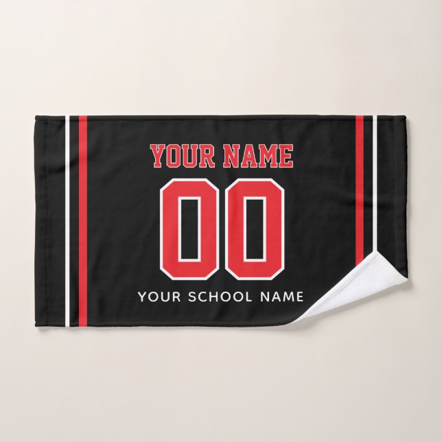Baseball individueller Name und Rückennummer, Team Handtuch (Handtuch)