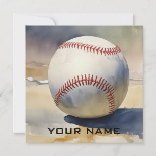 Baseball Inspiration hinzufügen Feiertagskarte
