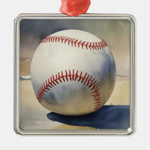 Baseball Inspirational Ornament Aus Metall