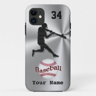 Baseball iPhone 5S Hüllen mit IHREM NAMEN und ZAHL